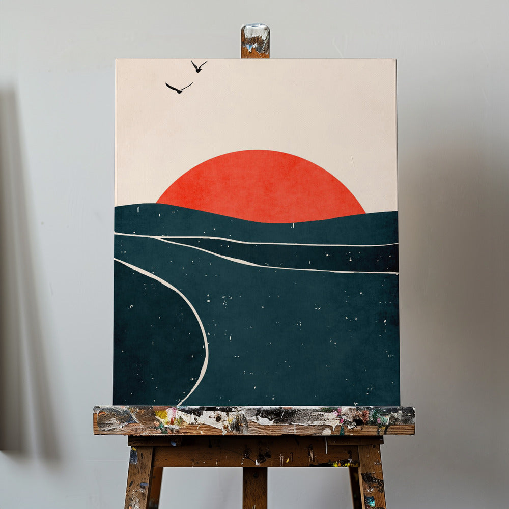 Dancing Seagulls | Canvas