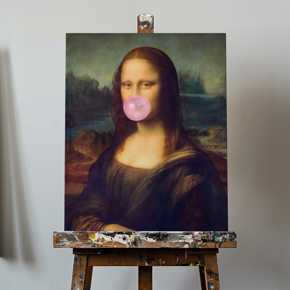 Mona Lisa Tyggegummi | Lærredsbilleder