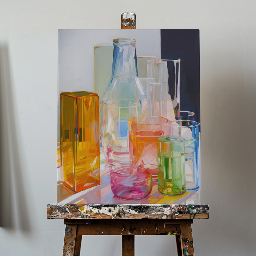 Nature morte au néon n°1 | Tableaux sur Toile