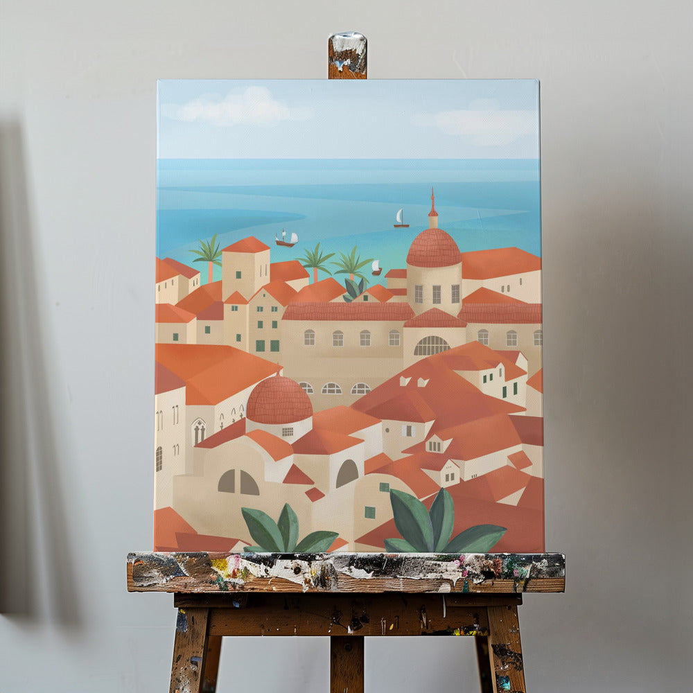 Altstadt von Dubrovnik | Leinwand-Bilder