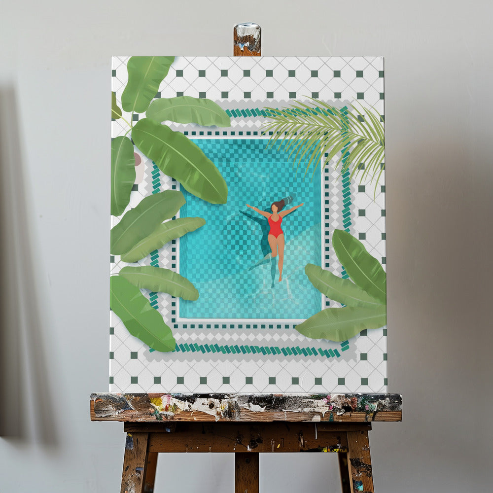 Riad Zwembad | Canvasprints