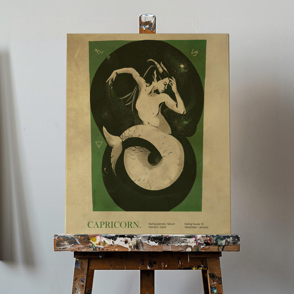 Capricorn print | Canvas