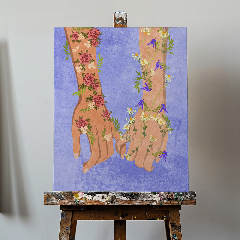 Se tenir la main | Tableaux sur Toile