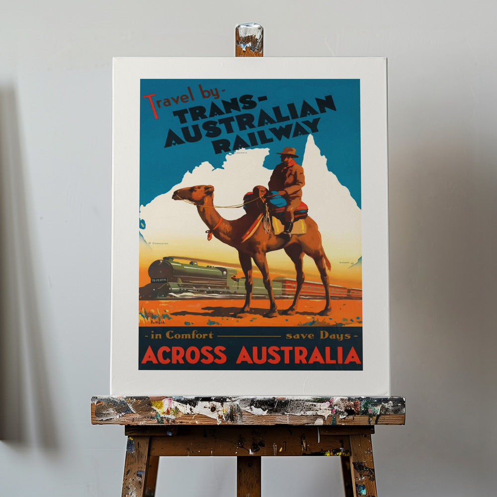 Transaustraliska järnvägen Poster | Canvas