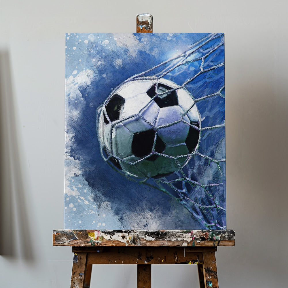 Fodbold 3 sportskunst | Lærredsbilleder