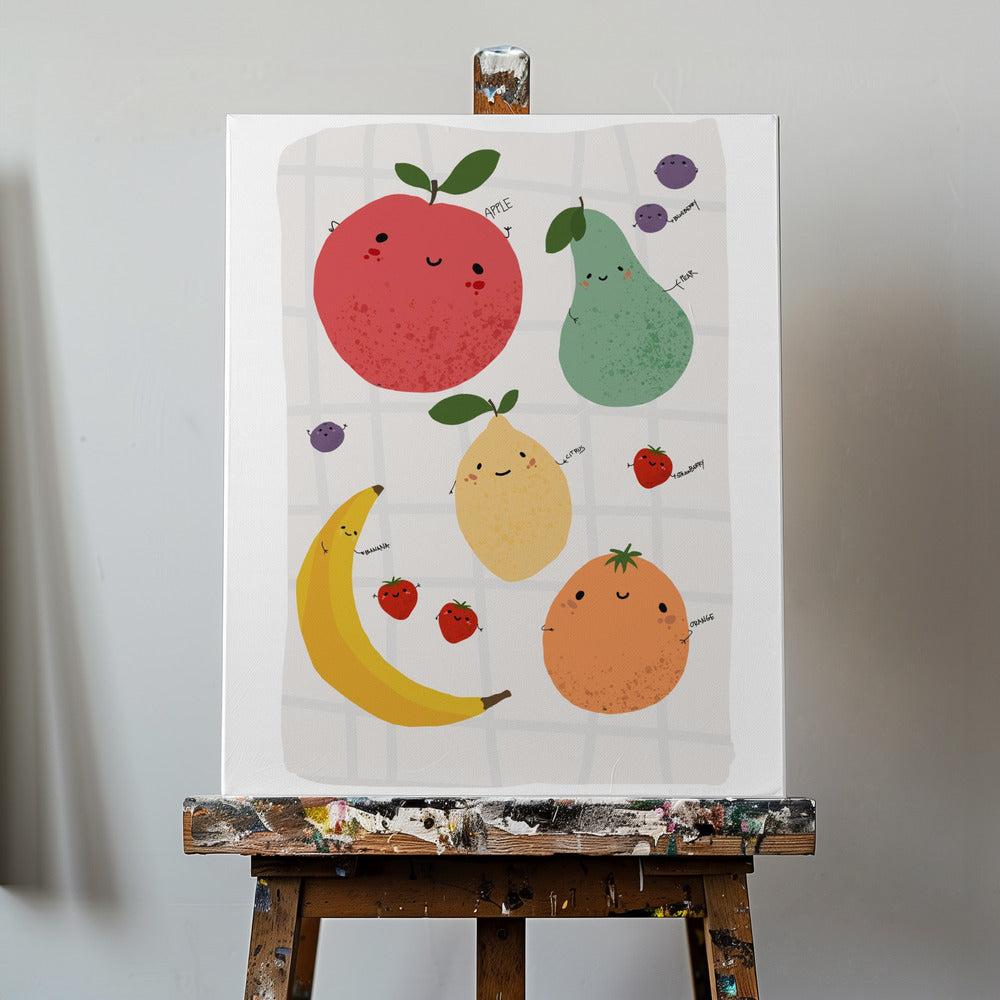 Fruit Kidsposter | Canvas