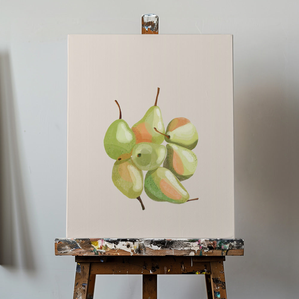 Seven pears | Canvas