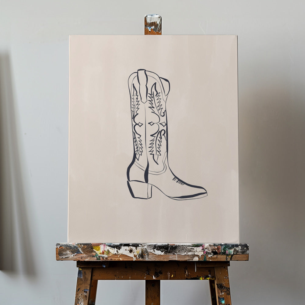 Cowboystövlar av Ivy Green Illustrations | Canvas