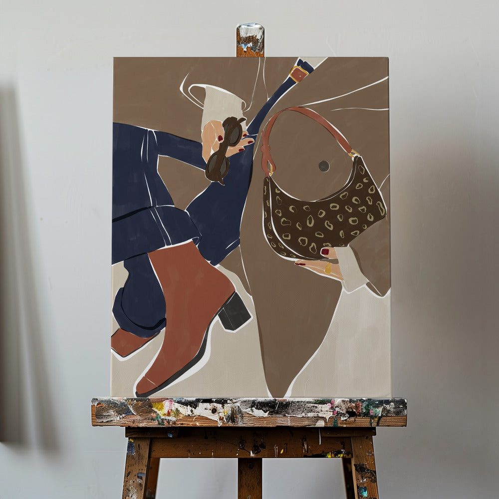Fall Fashion Vibes Art Print By Ivy Green Illustrations | Canvas