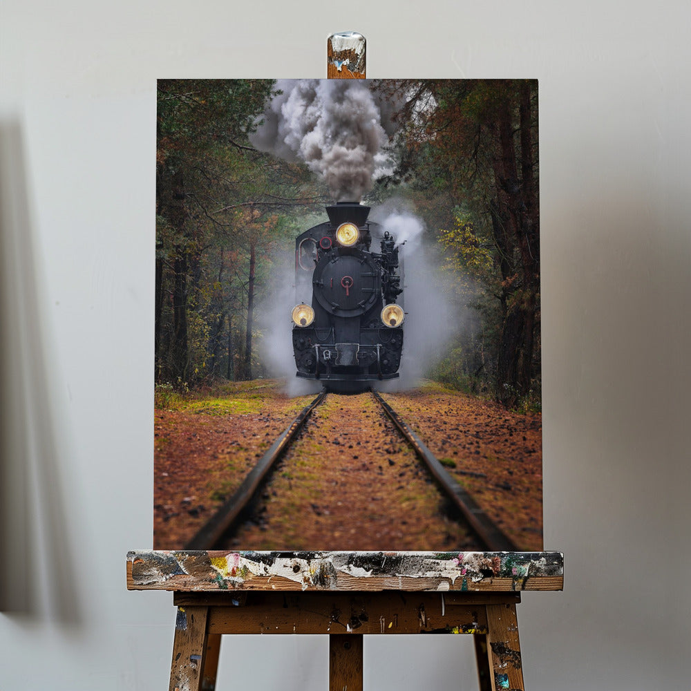 Door het herfstbos | Canvasprints