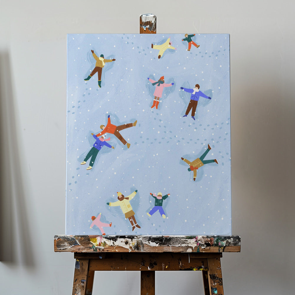 Snowy Angels Delight | Canvas