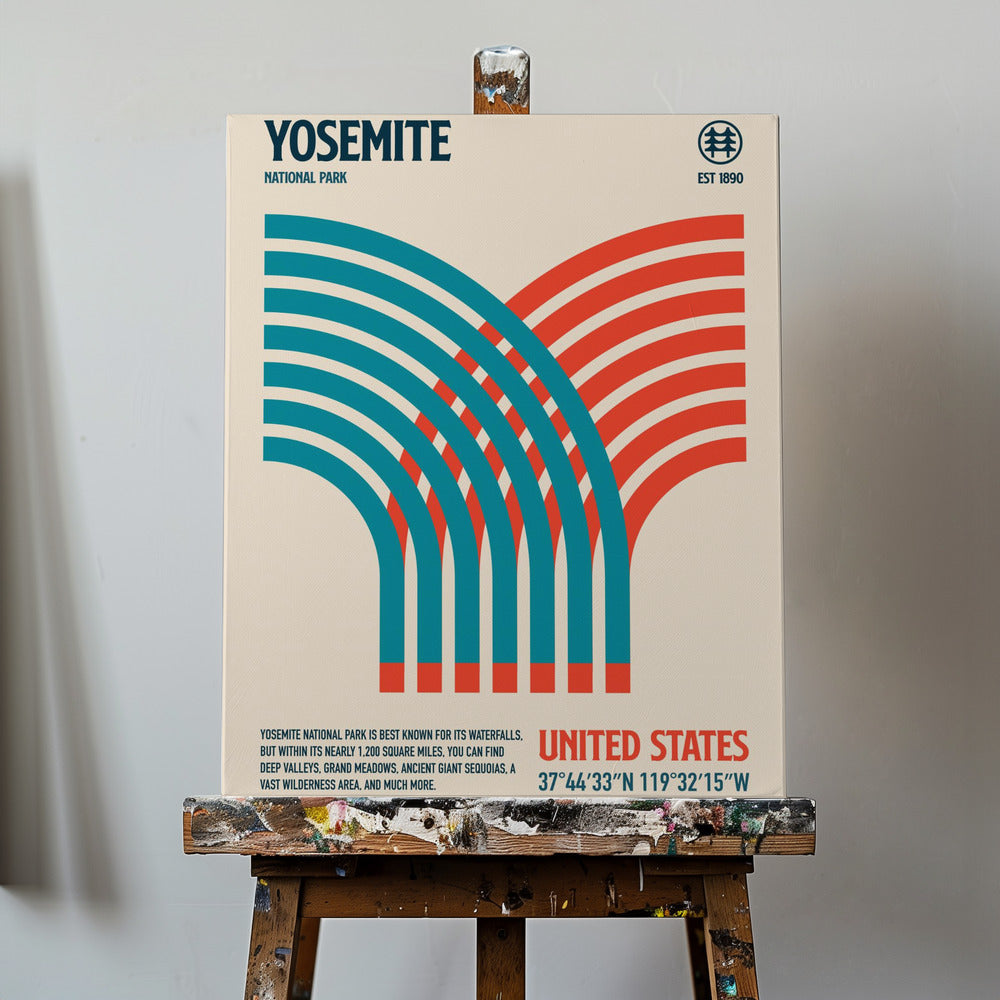 Viaggio nel Parco Nazionale di Yosemite Poster - Stampe d’Arte | Stampe su Tela