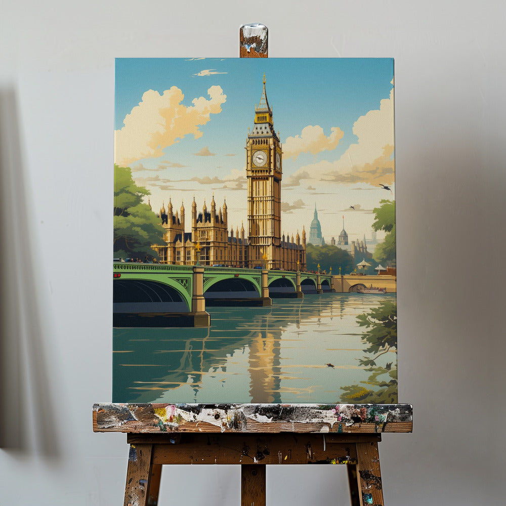 Vista di Londra | Stampe su Tela