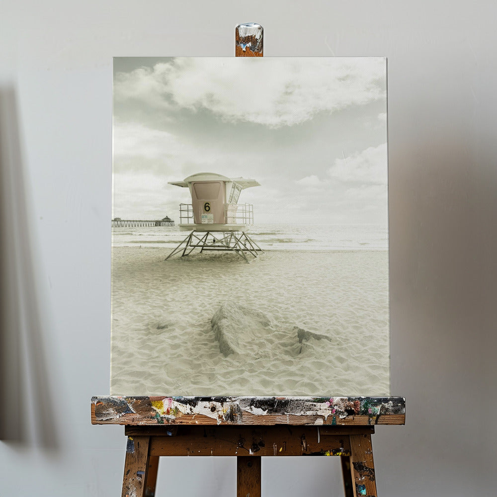 KALIFORNIAN Vintage Imperial Beach | Canvastaulut