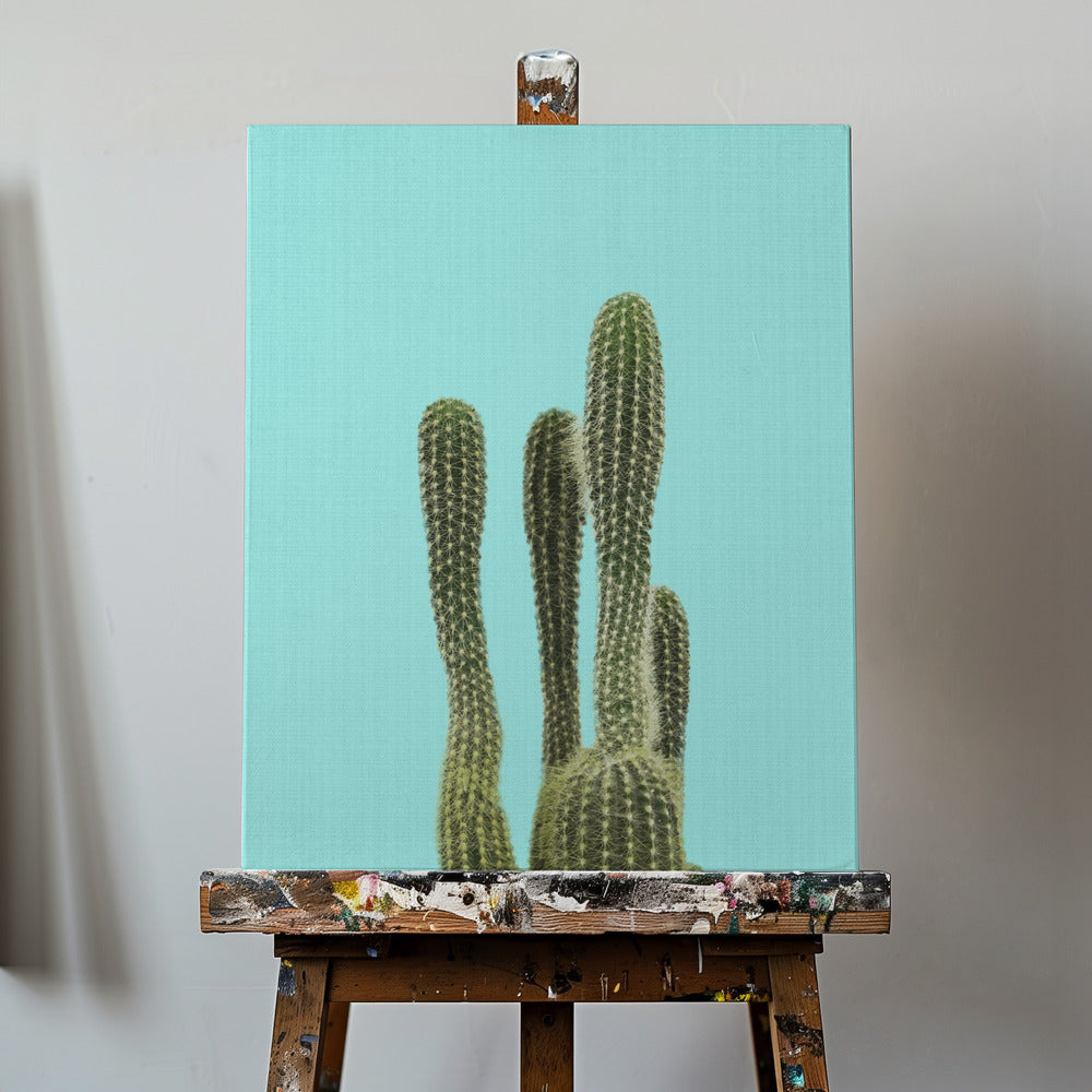 Turkos kaktus | Canvas