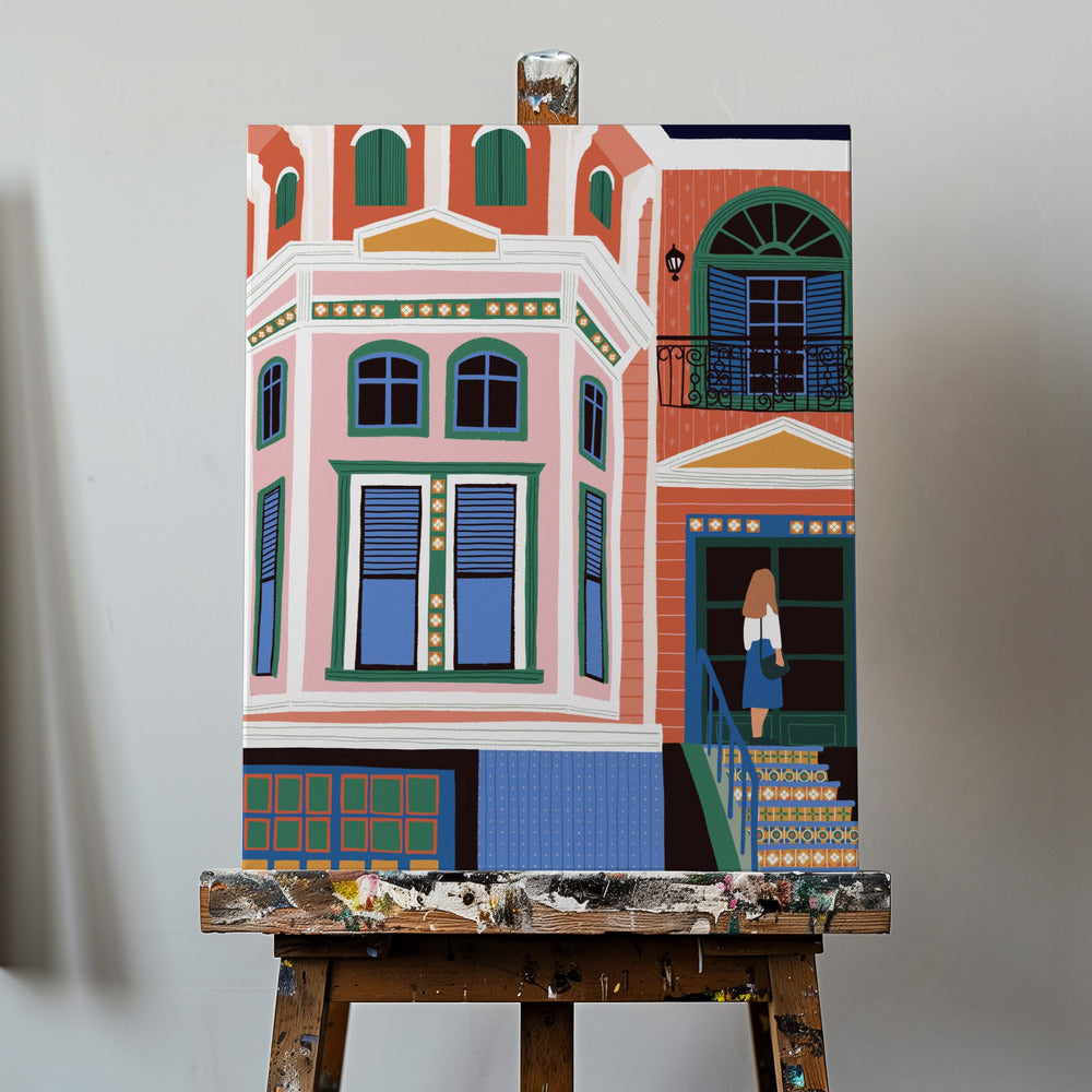 Casa vittoriana 2 | Stampe su Tela