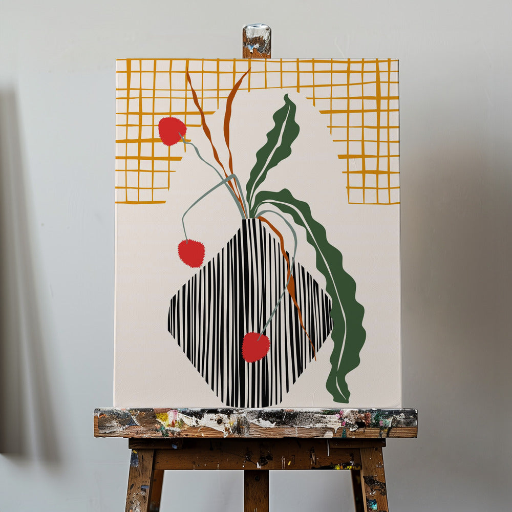 Midcentury Ikebana Light | Canvas
