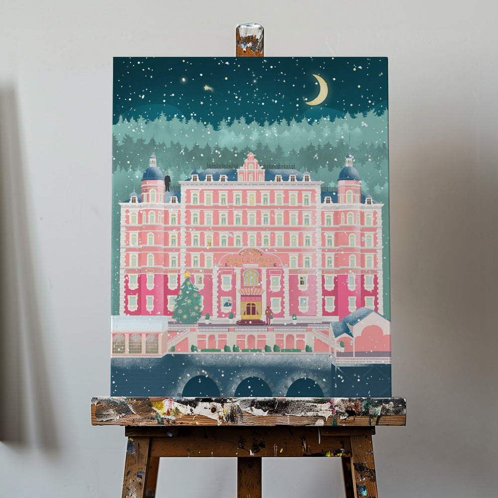 Vacanze al Grand Budapest Hotel | Stampe su Tela