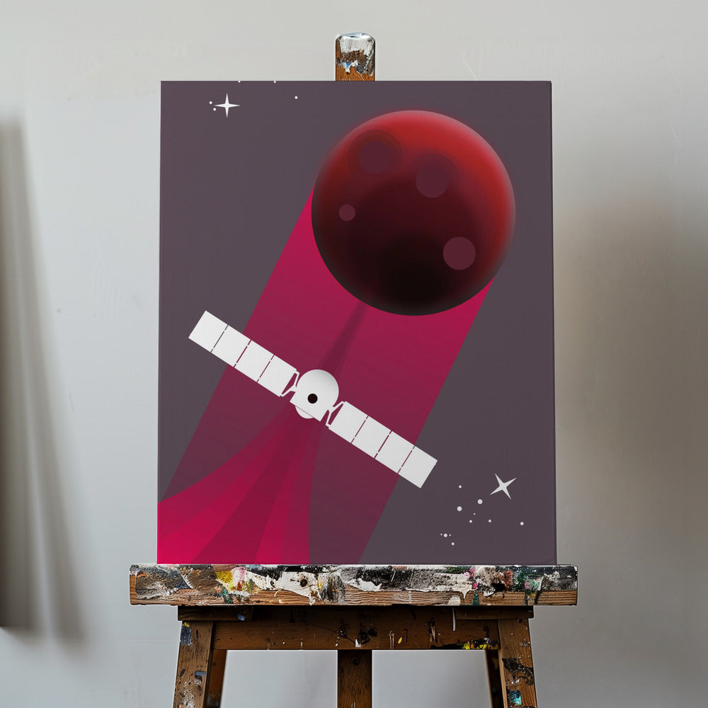 Mars erkunden | Leinwand
