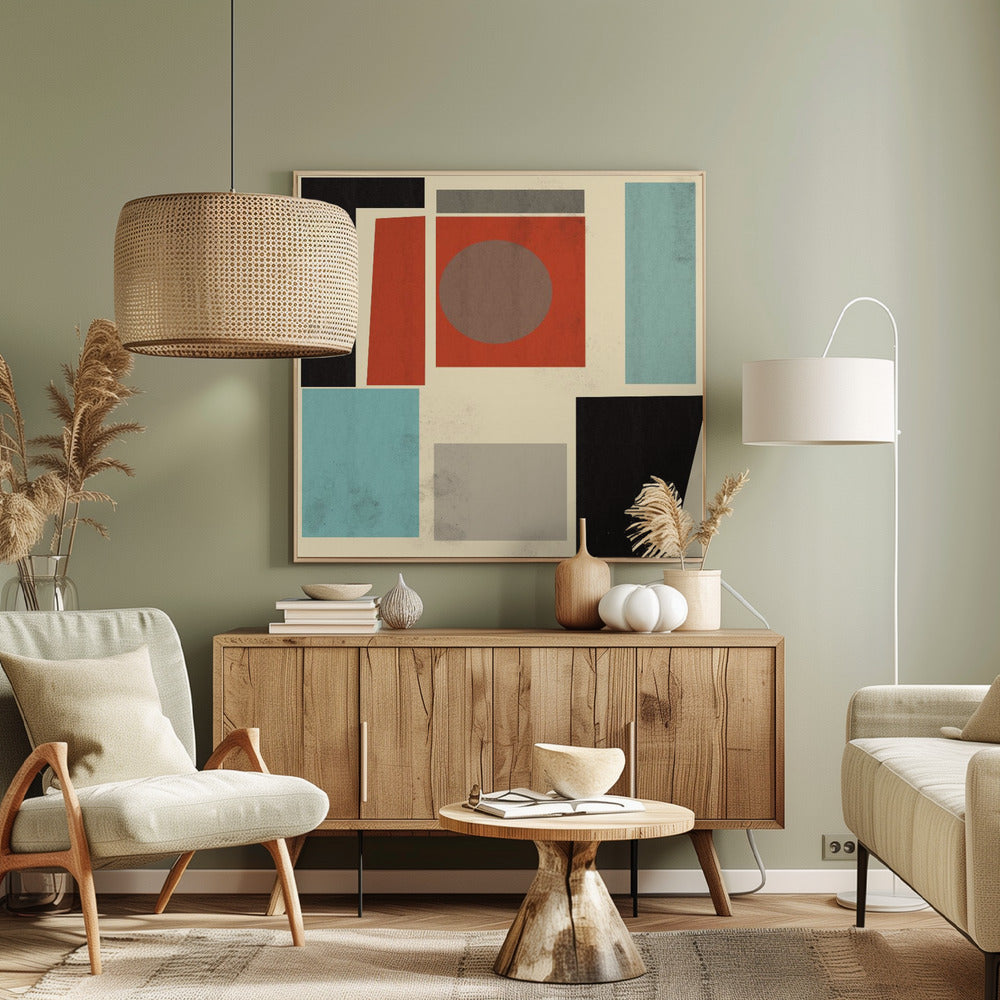 GEOMETRISK PUNKT NR 1 | Canvas