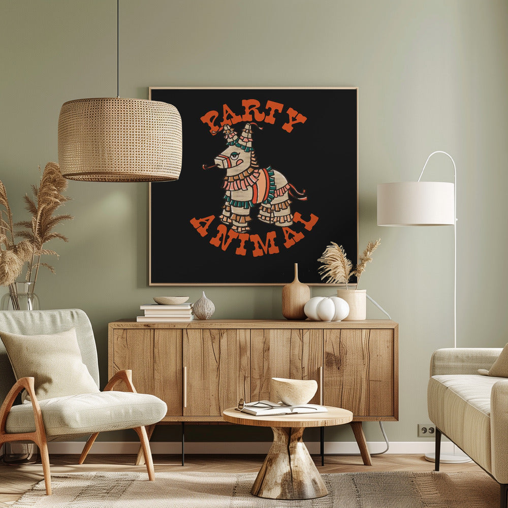 Party Animal Pinata | Canvas