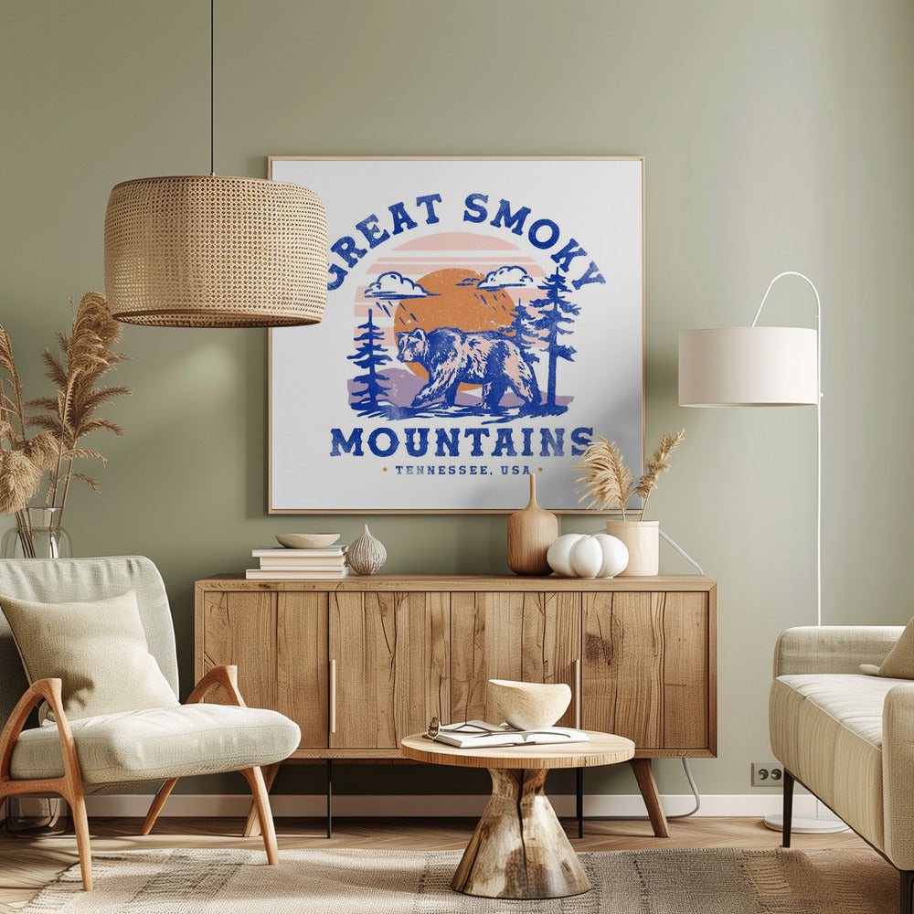 Great Smoky Mountainsin kansallispuisto Tennesseessä | Canvastaulut