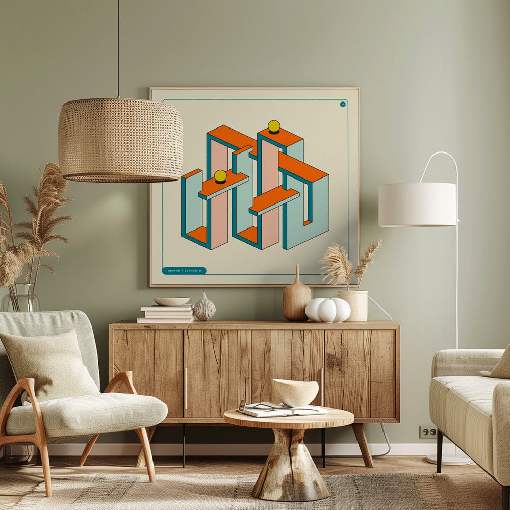 Unmögliche Geometrie 30 | Leinwand-Bilder