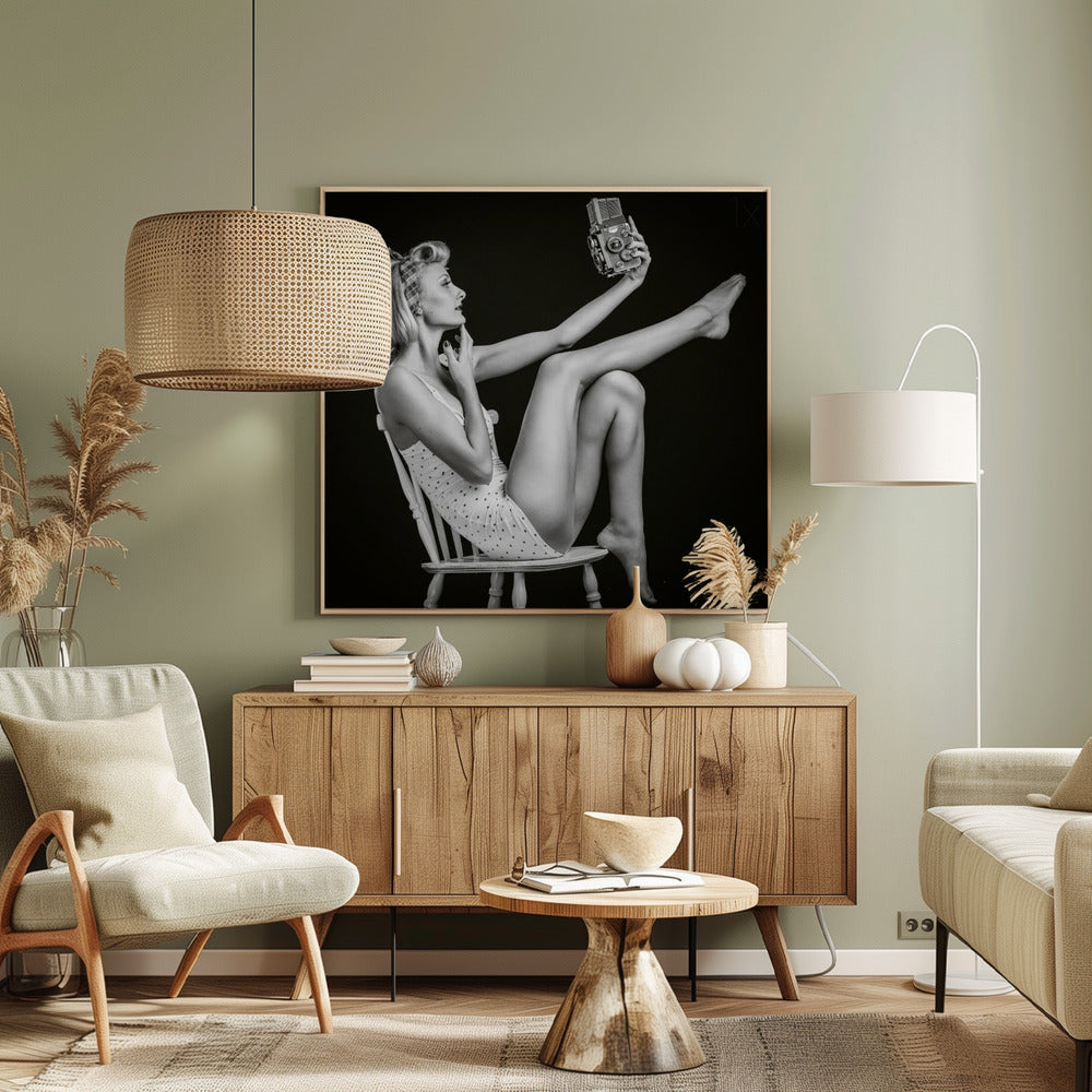 Selfie vintage | Tableaux sur Toile