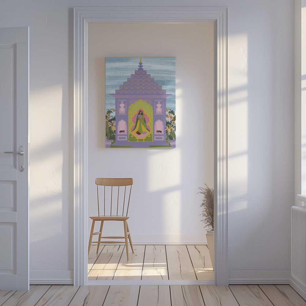 Indisk trädgård | Canvas