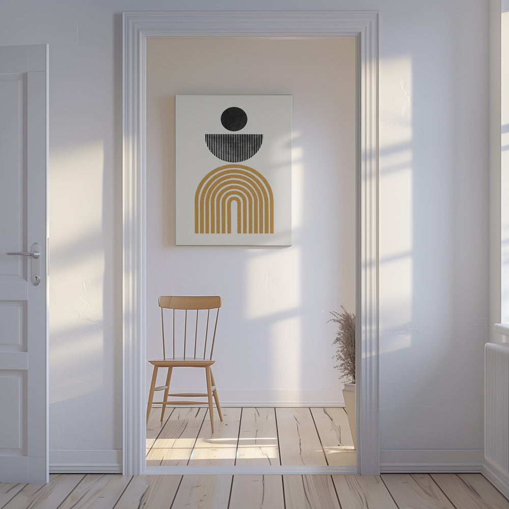 Mid-century compositie | Canvasprints