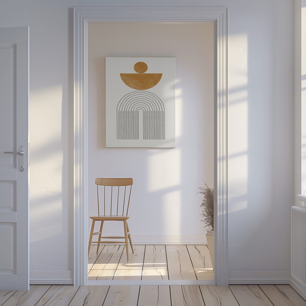 Bågekomposition nr 7. | Canvas