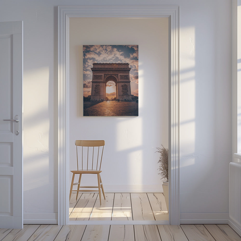 Golden Arc of Paris | Canvas
