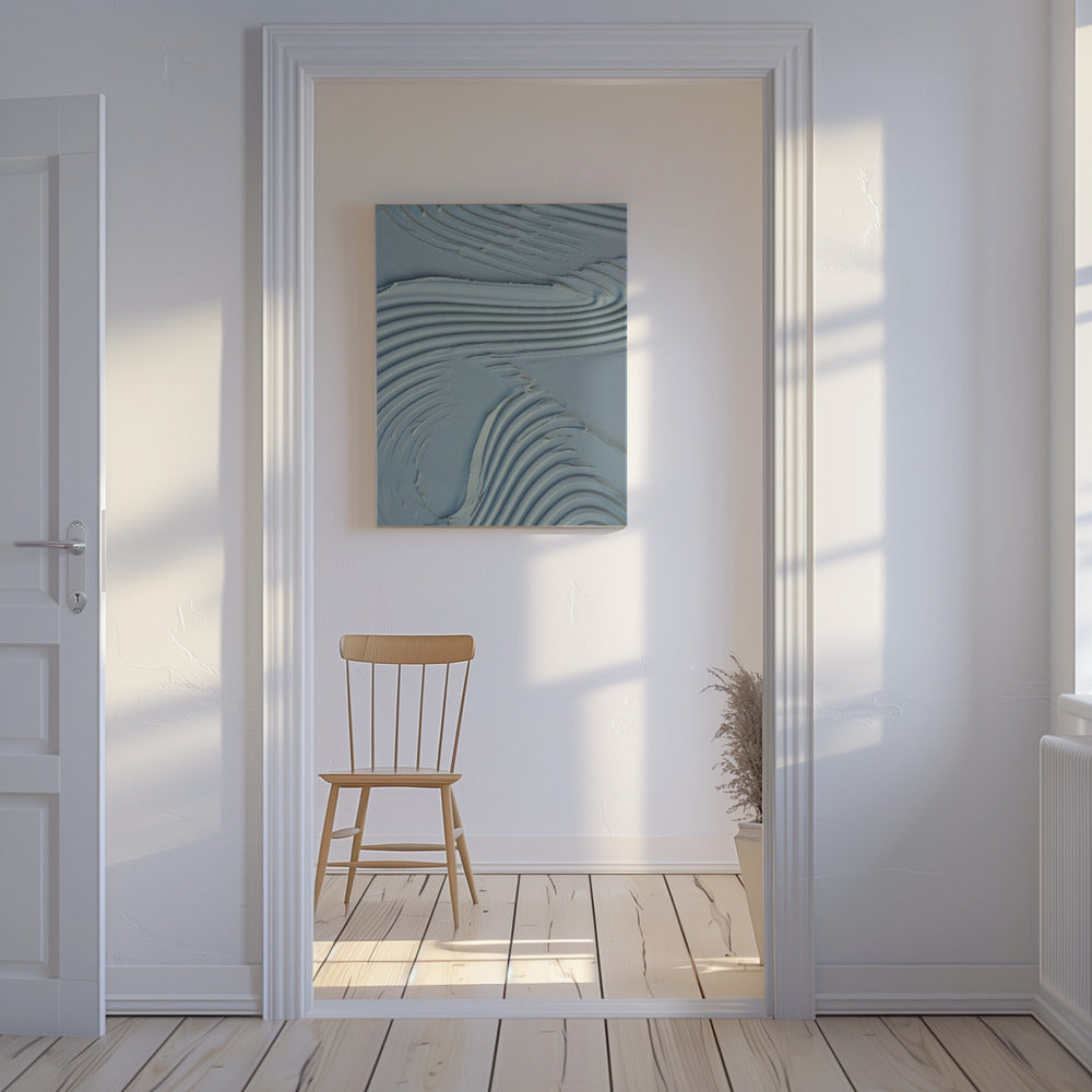 Texture fango 15 Blu | Stampe su Tela