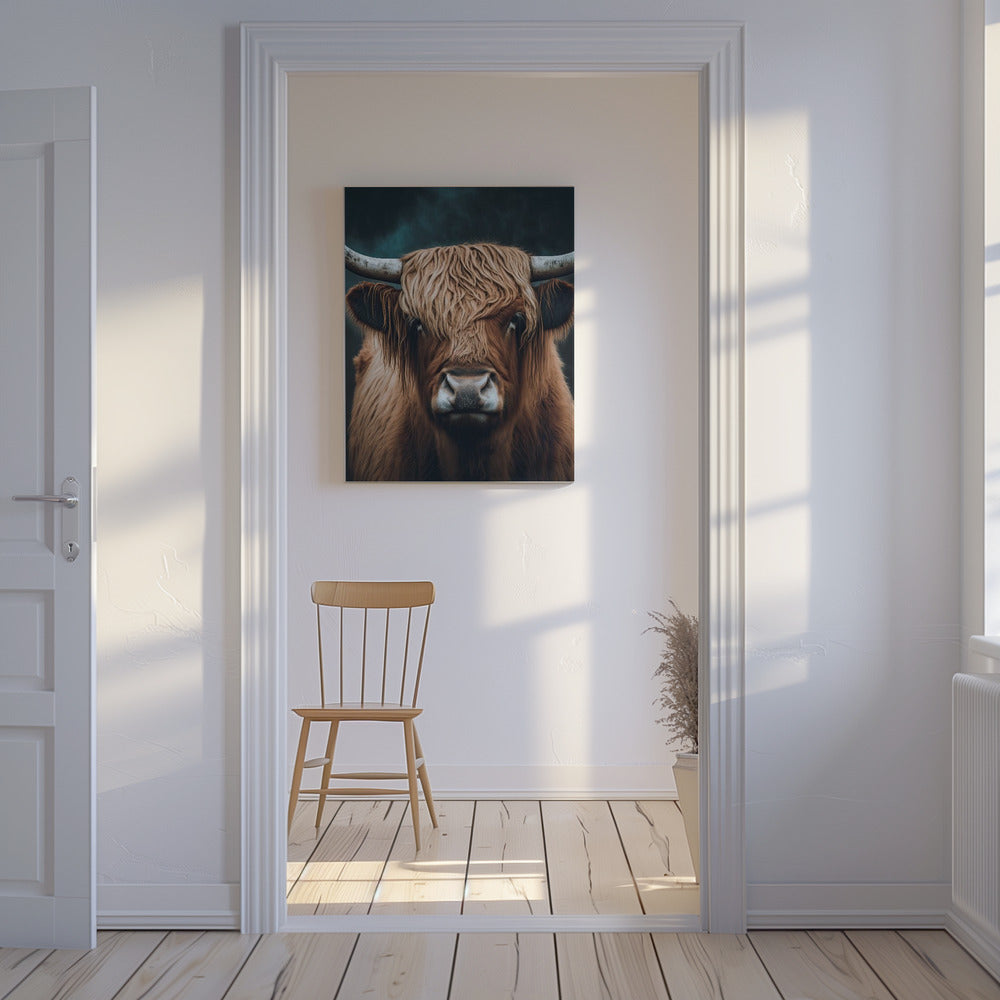 Höglandskon | Canvas