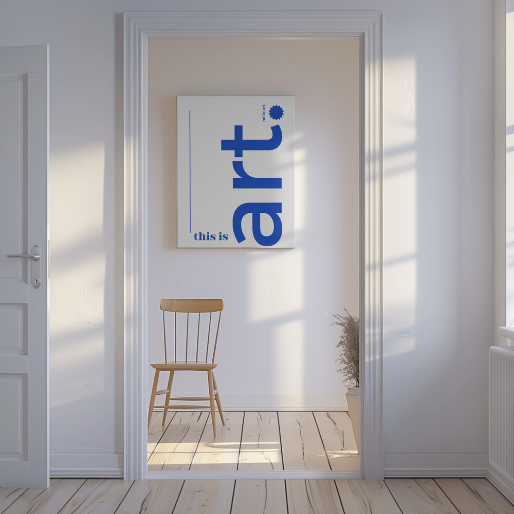 Bonjour la typographie audacieuse | Tableaux sur Toile