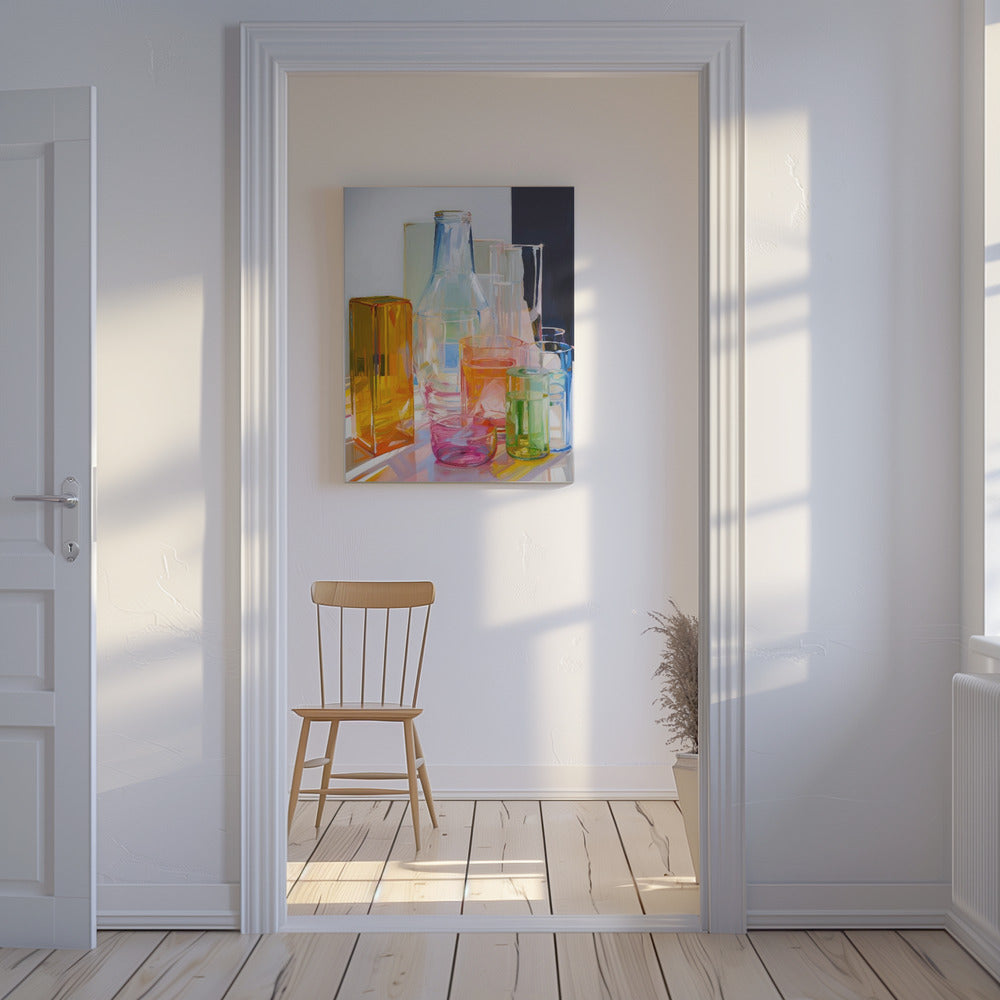 Nature morte au néon n°1 | Tableaux sur Toile