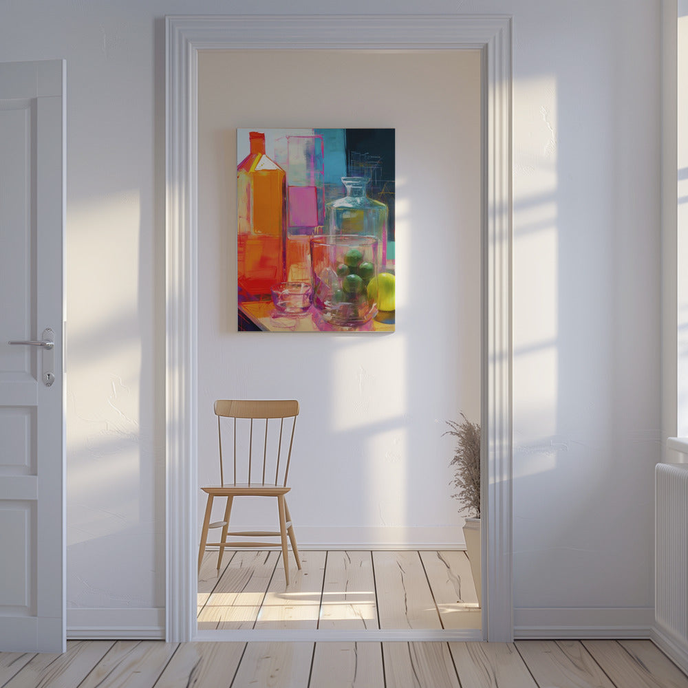 Nature morte au néon n° 2 | Tableaux sur Toile