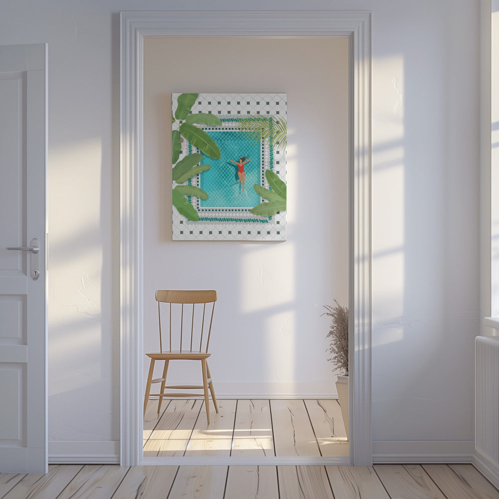 Riad Zwembad | Canvasprints