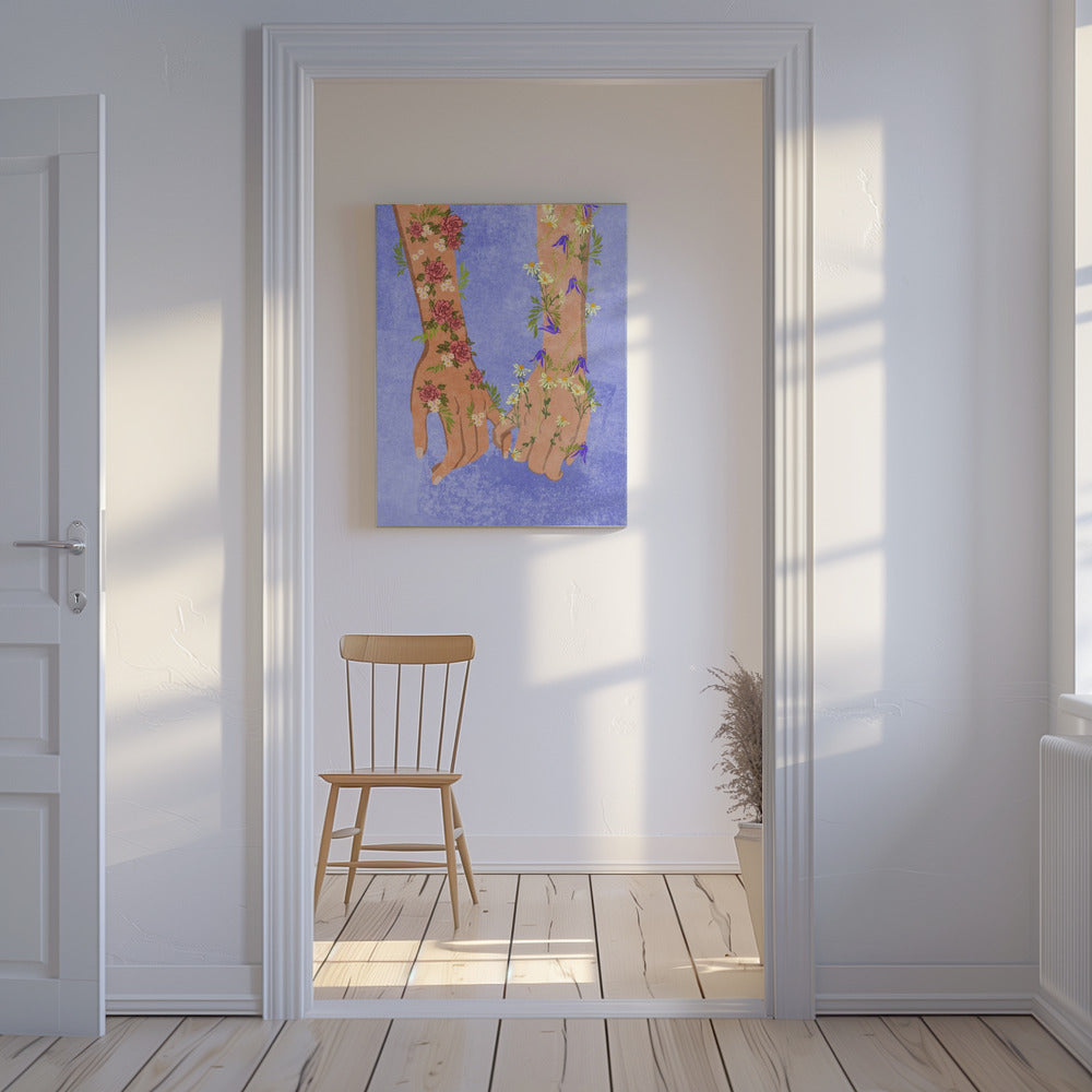 Se tenir la main | Tableaux sur Toile