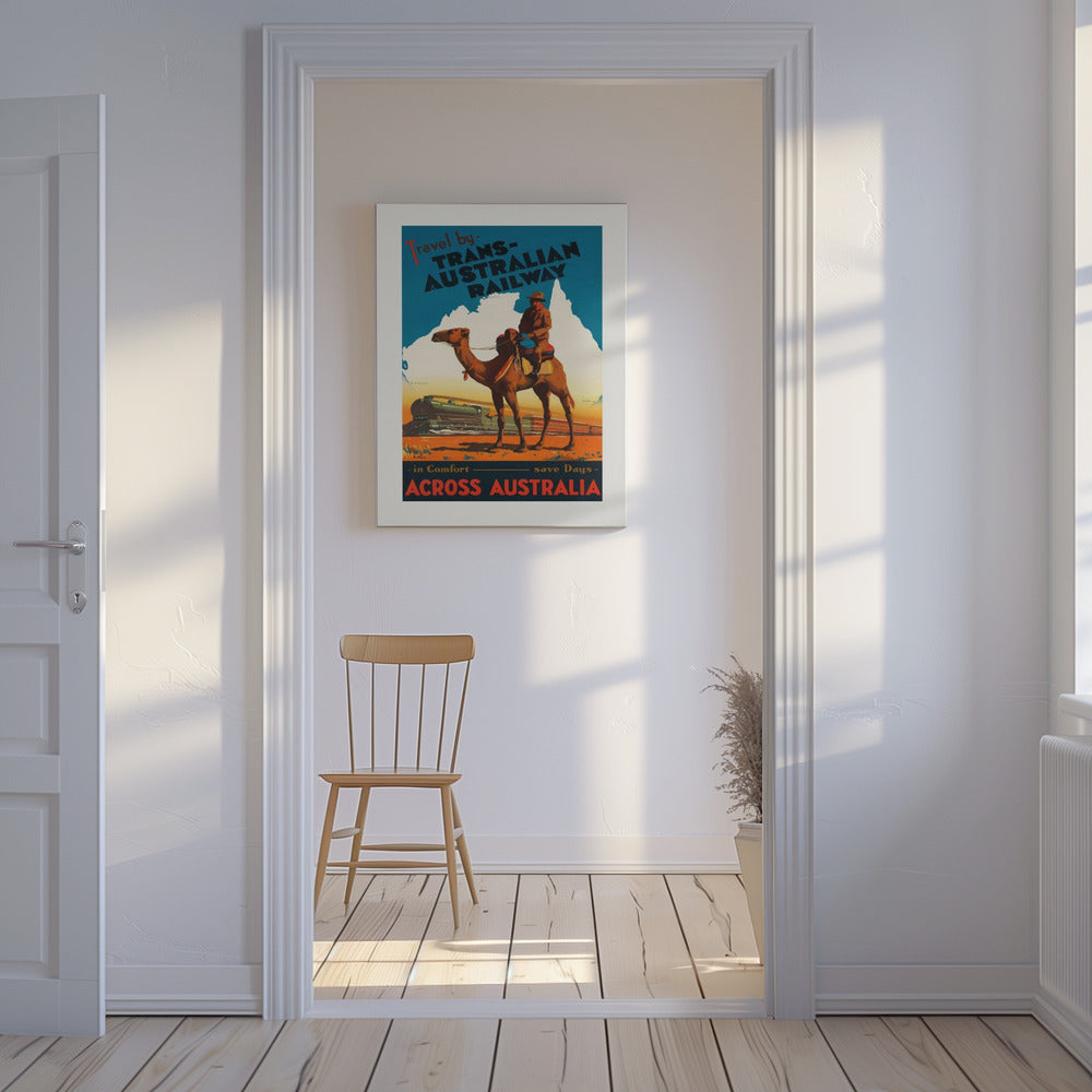 Transaustraliska järnvägen Poster | Canvas
