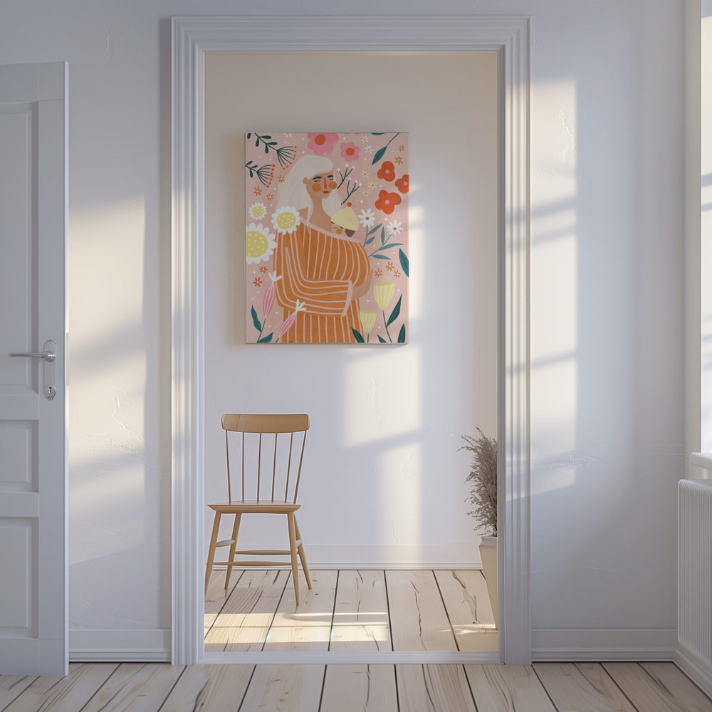 Bloesem Omhelzing | Canvasprints