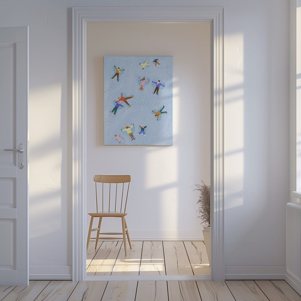 Snowy Angels Delight | Canvas