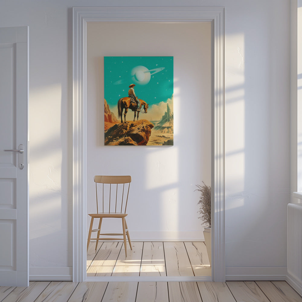 A Western Astronaut | Canvas