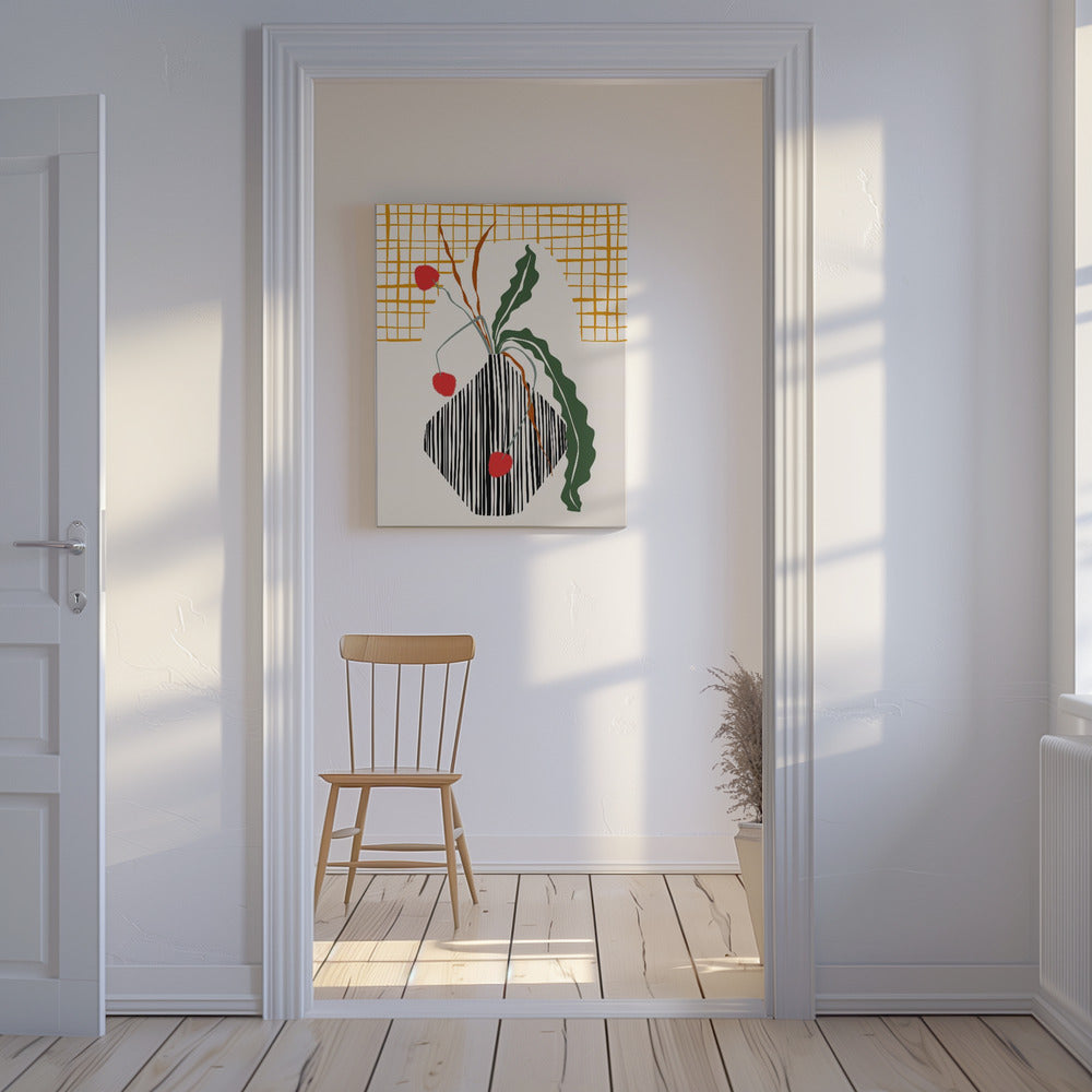 Midcentury Ikebana Light | Canvas