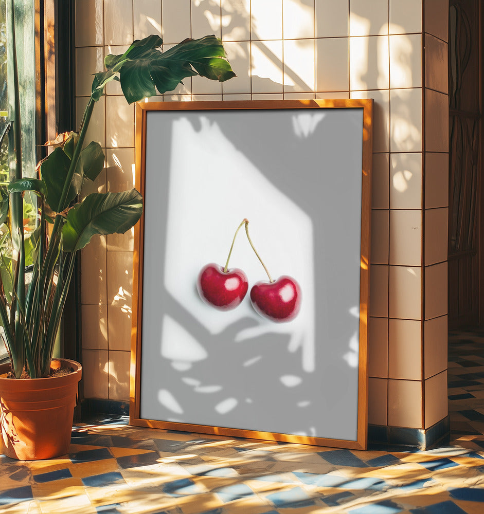 Pair of cherries | Poster