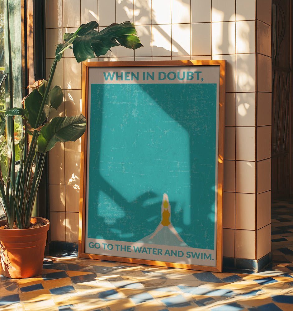 Offenes Wasser (blond) | Poster