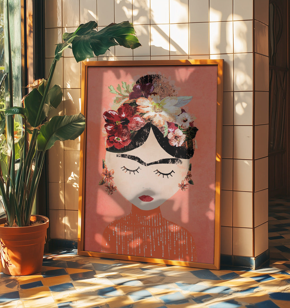 Frida (Pfirsich) | Poster