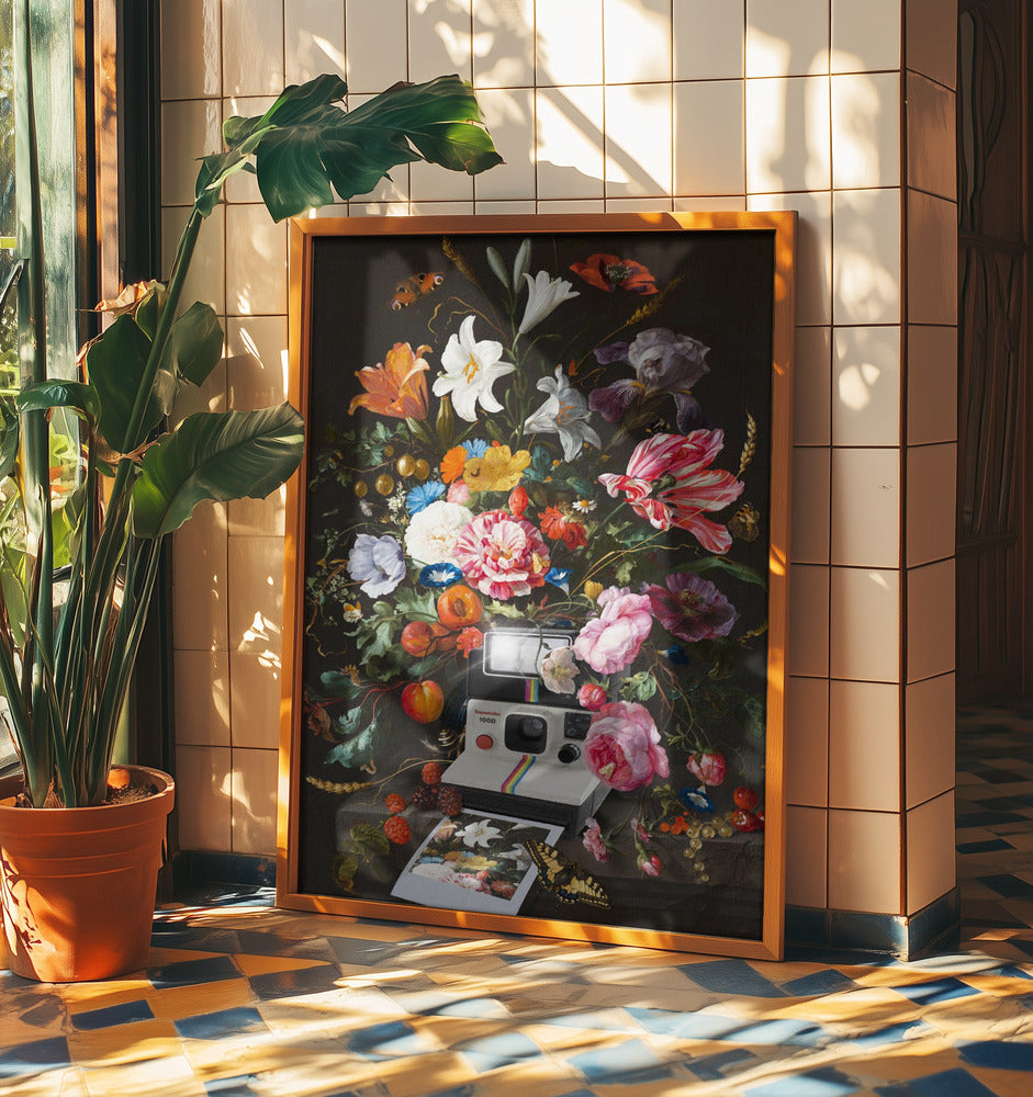 Floral Instant Photo | Poster