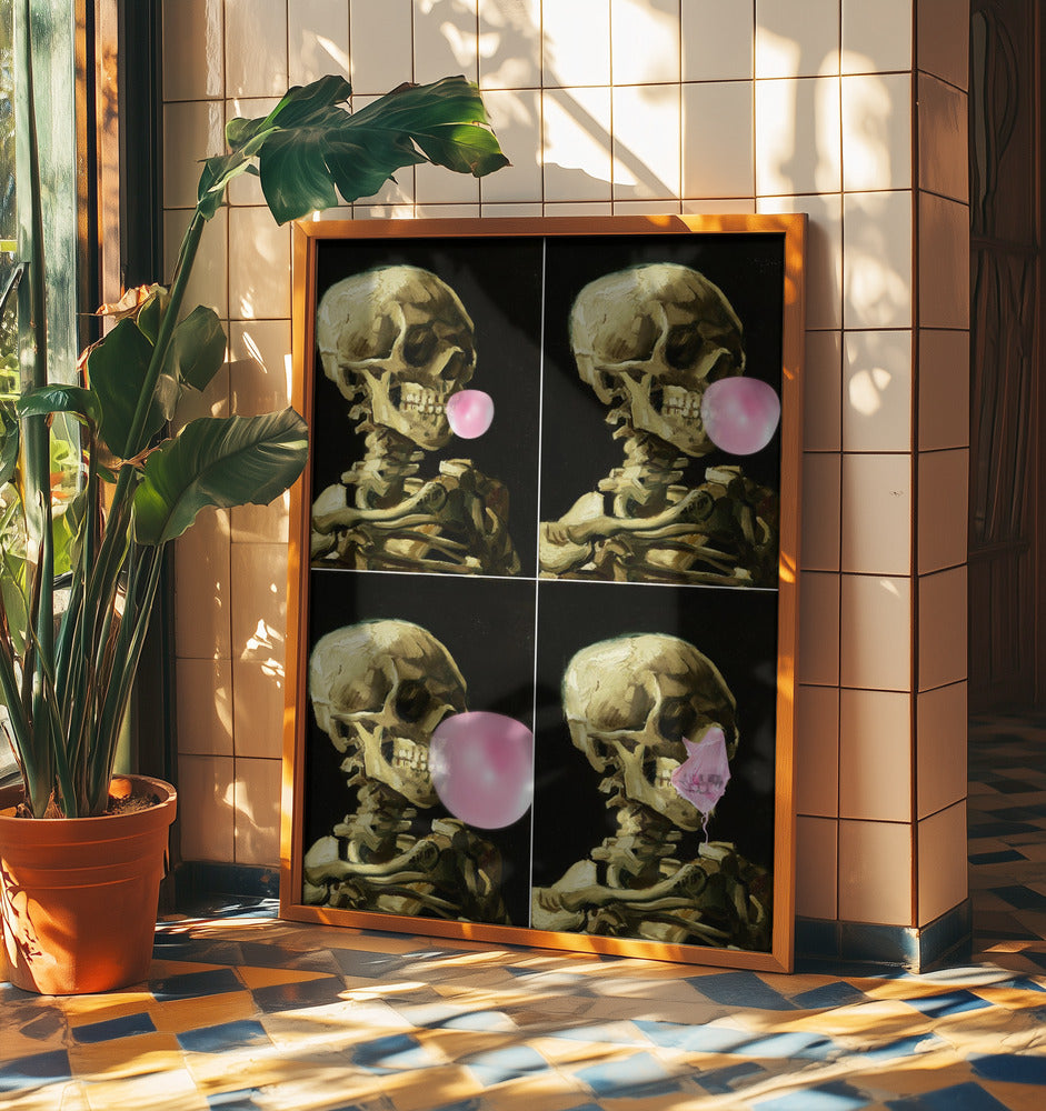 Skull Gum Explosion | Poster