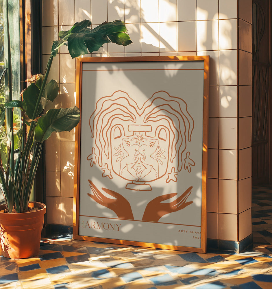 Fartygssamling: Harmoni (LineArt) | Poster